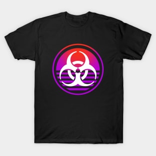 Retro Biohazard sunset T-Shirt